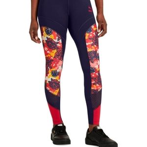 Navy & Hibiscus Floral Flourish Leggings BNWT